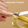 3-in-1 Nail Clipper Baby Nail Trimmer File with LED Light And Magnifier Foldable Manicure Grooming Tool for Baby Infants Adults