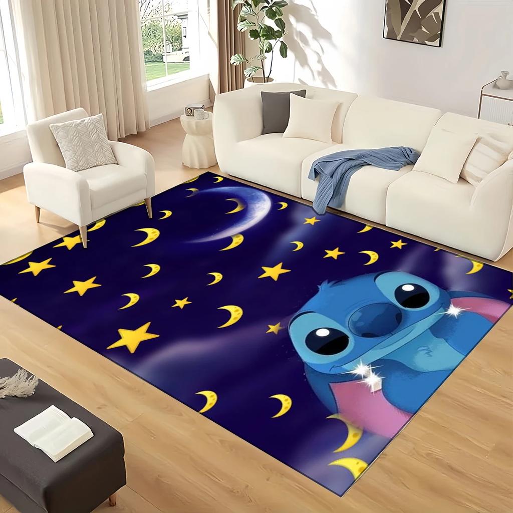 27 Style Lilo Stitch 2 Monster Cartoon Carpet Rug for Living Room Bedroom Home Sofa Decoration,kids Play Non-slip Floor Mat