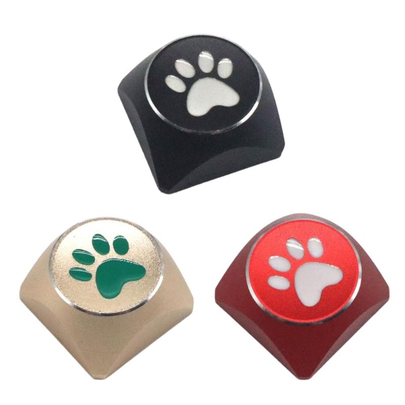 Aluminum Alloy CatPaws Keycaps XDA Profile Key Button for Switches Mechanical Keyboards Gamings Player