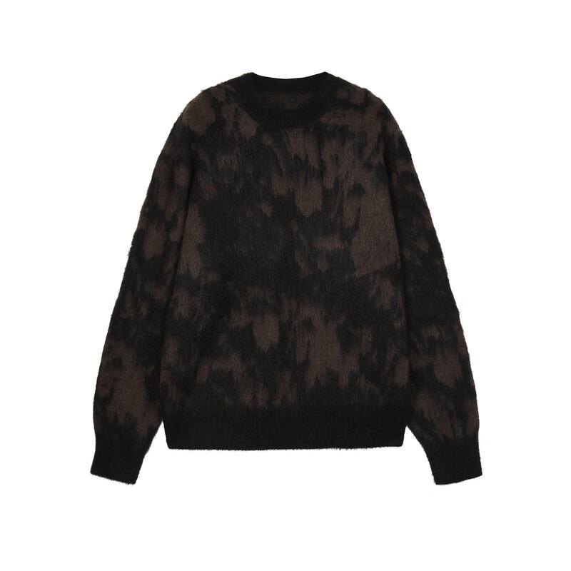 Herren-Pullover mit Print, Rundhalsausschnitt und lockerer Passform