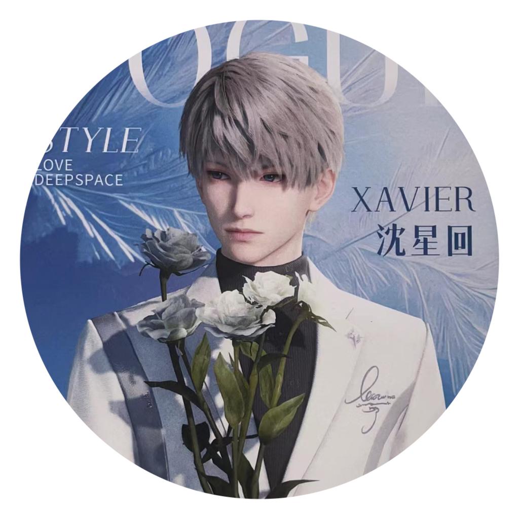 Hot Game Love and Deepspace Sylus Rafayel Zayne Xavier Caleb 58MM Anime Badge Emblem Brooch Clothing Backpack Accessories Gift