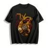 Steampunk Mechanical Heart Vintage Graphic Print Unisex T-Shirt Pure Cotton T-shirt