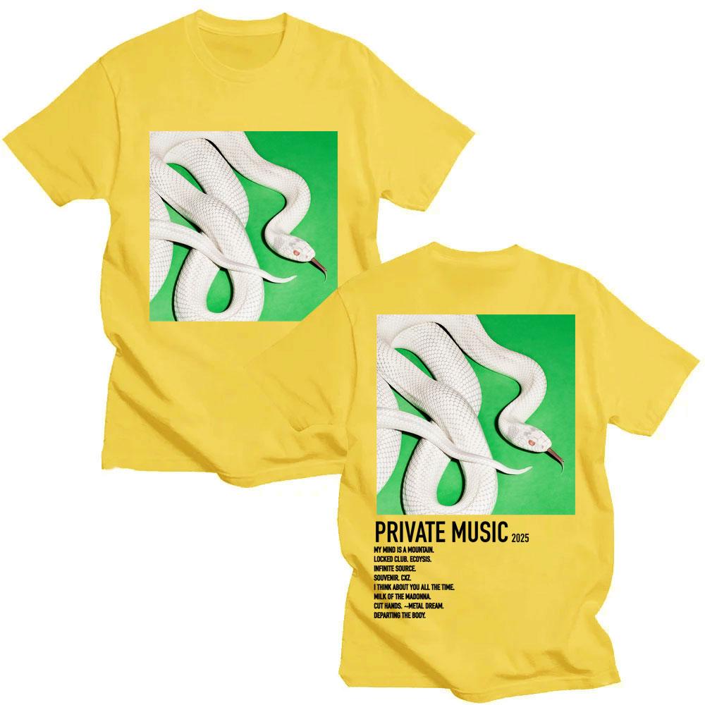Rock Band Deftones Private Music Album Snake 2025 T-shirt Fashion Hip Hop Vintage Male T Shirts Men Women Cotton Loose Tee Shirt