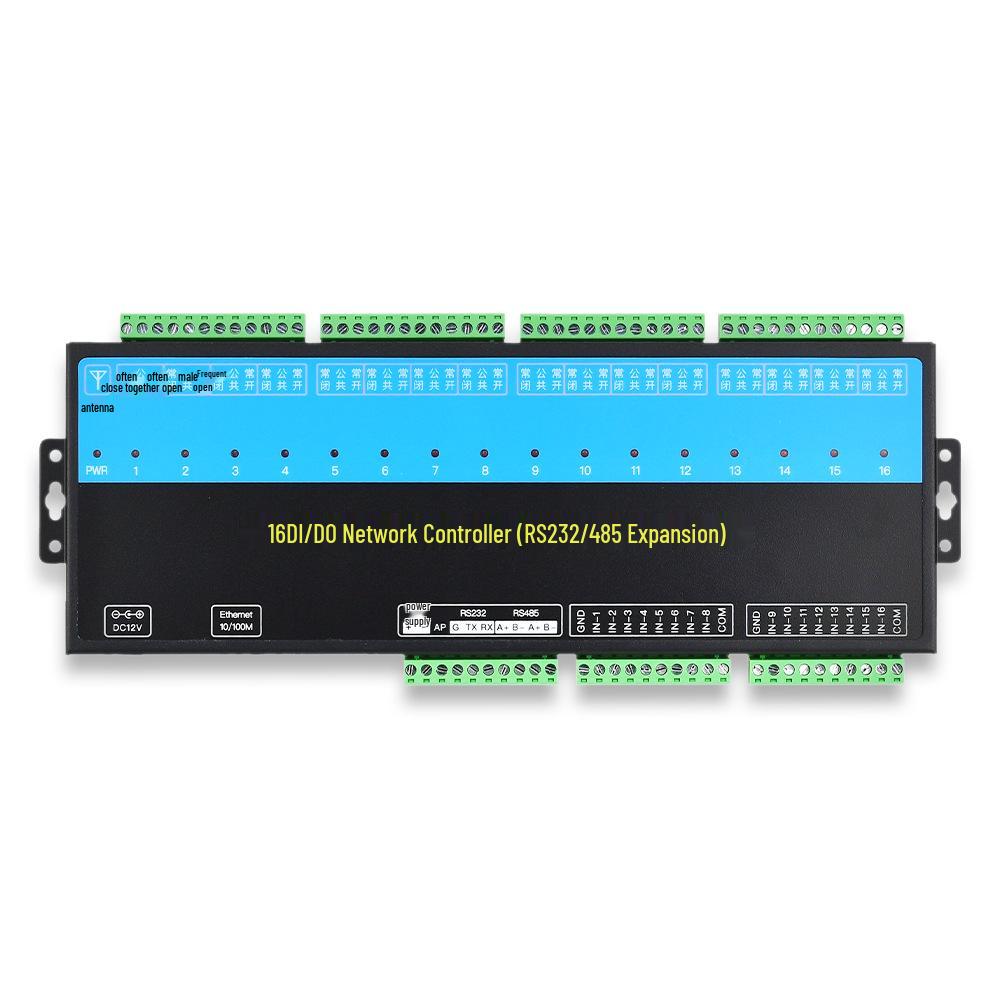 TCP/IP Modbus Network IO Relay Controller with 485 Support