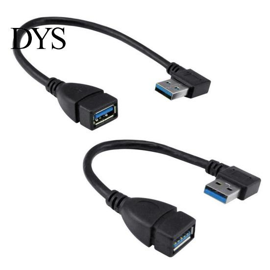 Câble Adaptateur d'Extension USB 3.0 Type A Mâle à Femelle Coudé à 90 Degrés
