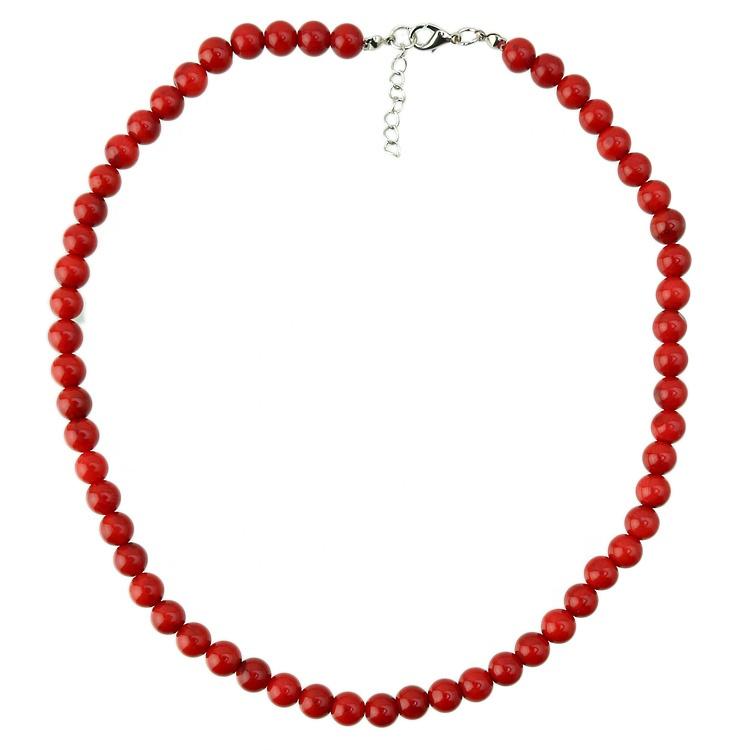 AAA Quality Tinny Beaded Red Coral Chocker Necklace Natural Semi Precious Gemstone Jewelry Collar Necklace