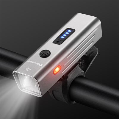 Ανίχνευση φωτός ποδηλάτου με επαναφορτιζόμενο ποδήλατο USB 250 Lumen από κράμα αλουμινίου υψηλής φωτεινότητας