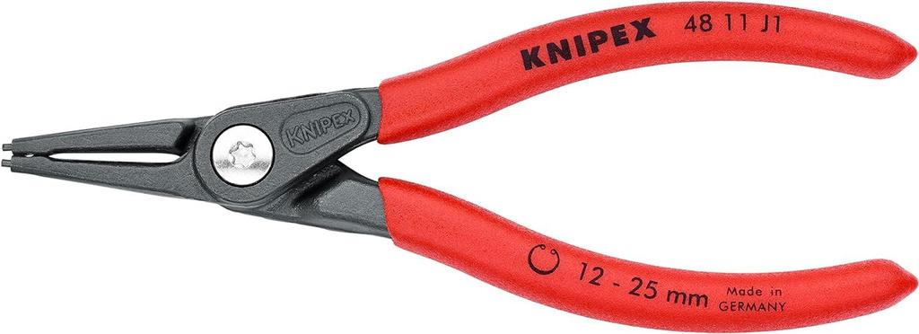 KNIPEX Hole Snap Ring Pliers 4811J1 12-25mm