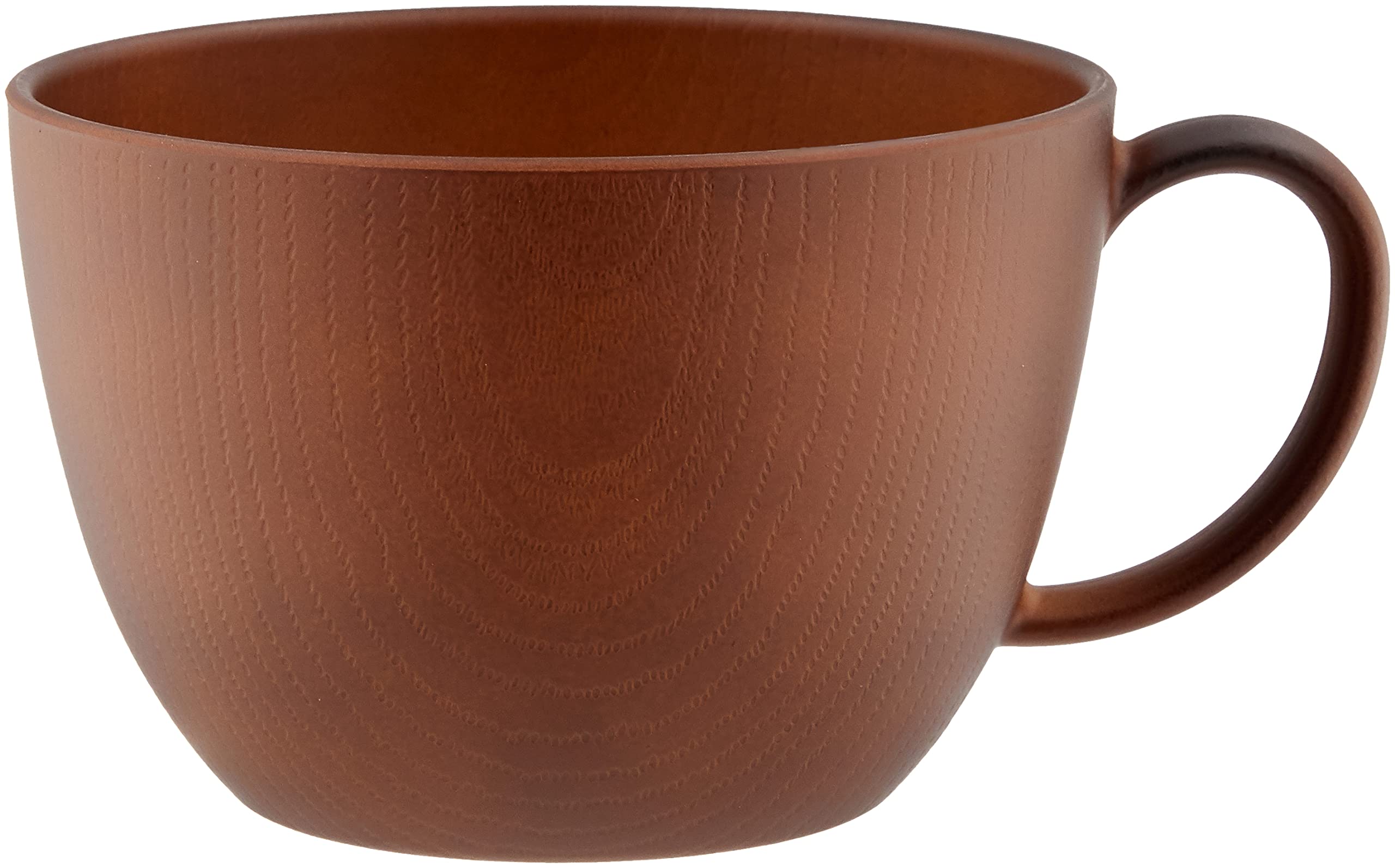 

Showa NH home Wood Grain Resin Cup, Brown, Clean Coat, Microwave and Dishwasher Safe, 450ml, Made in Japan, Lightweight, Shatter-Resistant, Outdoor