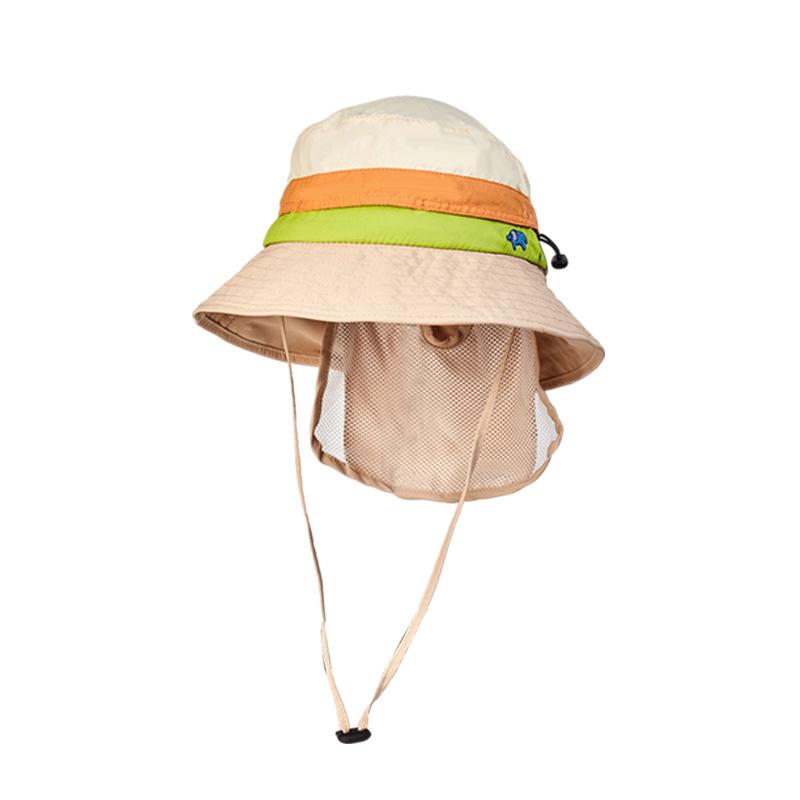 Baby Sun Hat Children's Sun Hat UV Protection Thin Sub-bucket Hat Summer Breathable