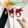 Hollow Out Women Lolita Socks Mesh Jk Hosiery Cute Bow Lace Socks  Lady