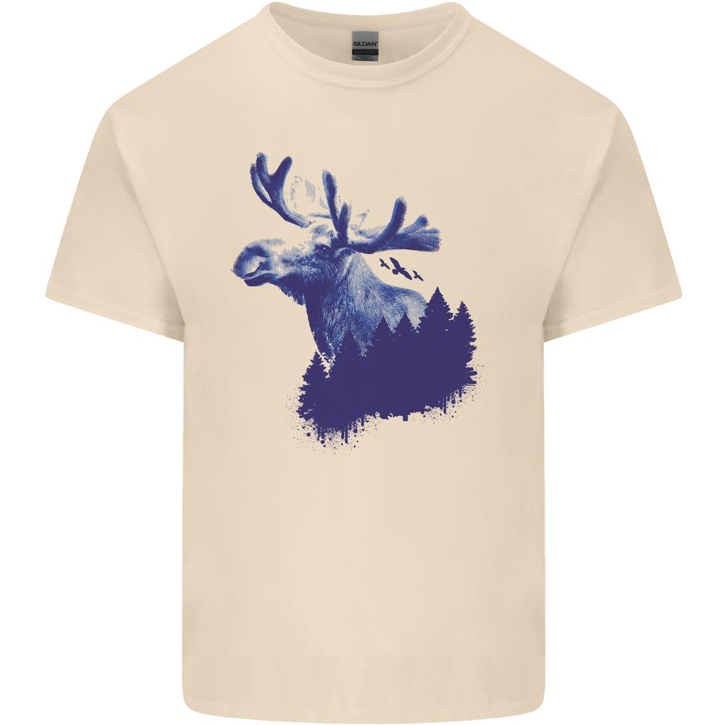 Moose Forest Ecology EnvironUnisext Unisexs Light Cotton TShirt