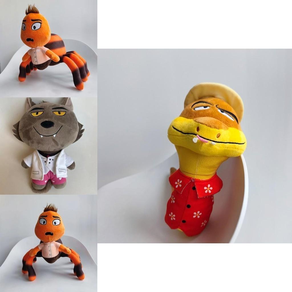 High-quality Plush Toys For Kids The Bad Guys Spiders And Wolf Plush Dolls