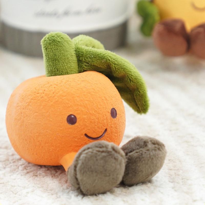 Latex Plüsch Simulierte Frucht Hundespielzeug Geräuschdämpfend Zähneknirschen Geeignet für Haustierspielzeug für Alle Körpertypen