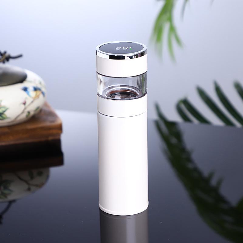 Intelligente Temperatur Tee Trennung Thermos Tasse Büro Auto Tee Tasse Edelstahl 500ml