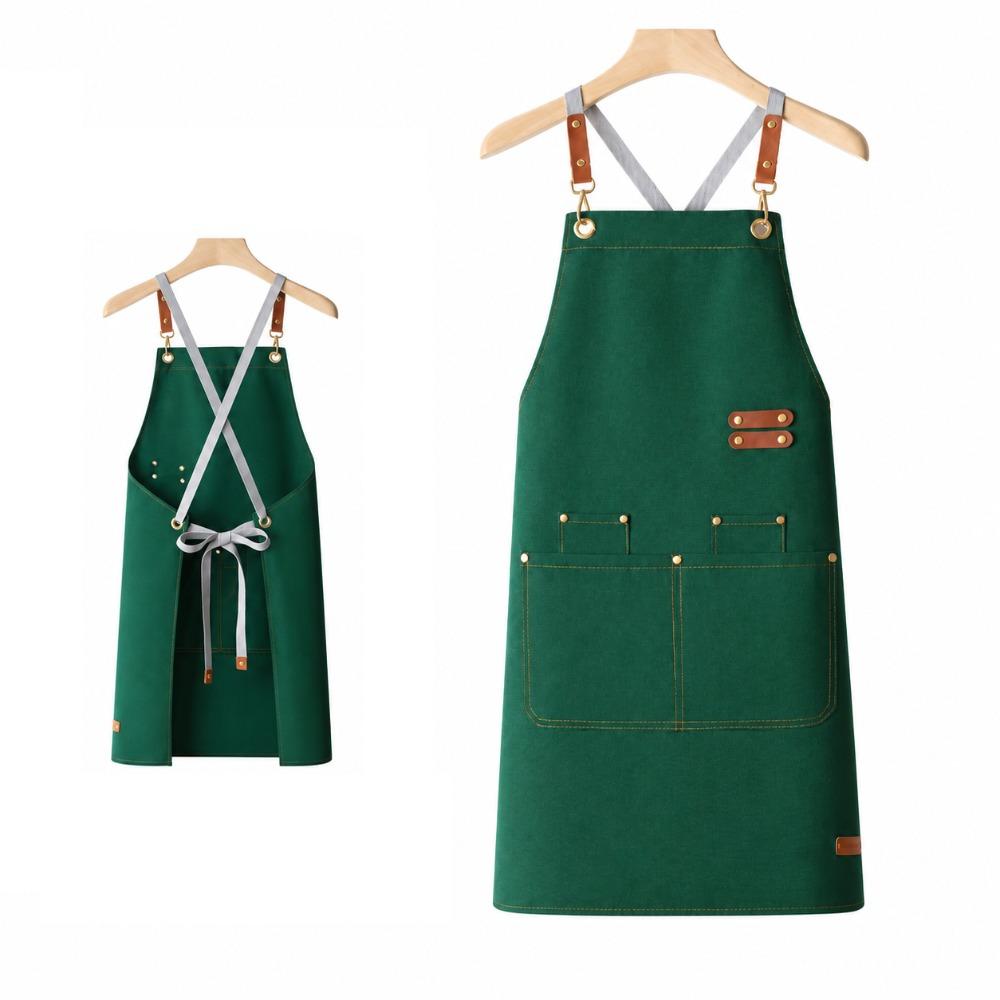 Water Resistant Work Apron Adjustable Straps Restaurant Apron Gifts Cooking Apron Restaurant Work