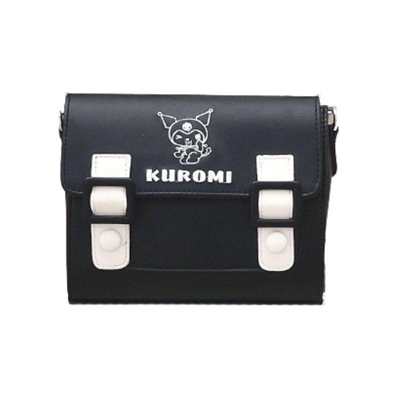 Sanrio Cute Jk Uniform Bag Cartoon Embroidered Messenger Cambridge Bag Black,SeparateBag