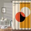 Black And White Modernism Exhibition Vintage Minimalist Bauhaus Waterproof Fabric Shower Curtain Bathroom Decoration Curtain