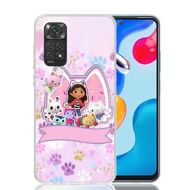 Cartoon Gabbys Dollhouse Phone Case For Xiaomi Redmi Note 15 14 13 12S 12 Pro Plus 11S 11E 11 11T 10S 10 Art Soft Pattern Cover