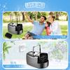 Electric Bubble Machine, Automatic Bubble Maker, USB or External Power Supply, Suitable for Outdoors, Picnics, Parties, Weddings, etc. (Black)