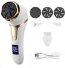Rechargeable Waterproof Electric Foot Exfoliator with Digital Display