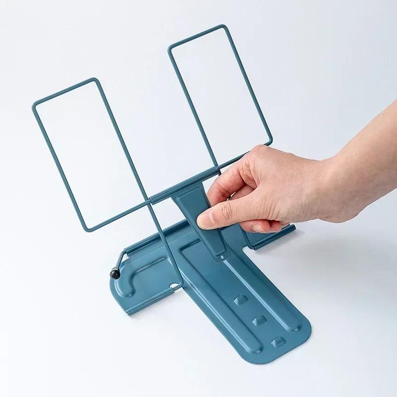 Simple Metal Reading Stand, Foldable Reading Stand, Lightweight Reading Bookshelf, Music Stand