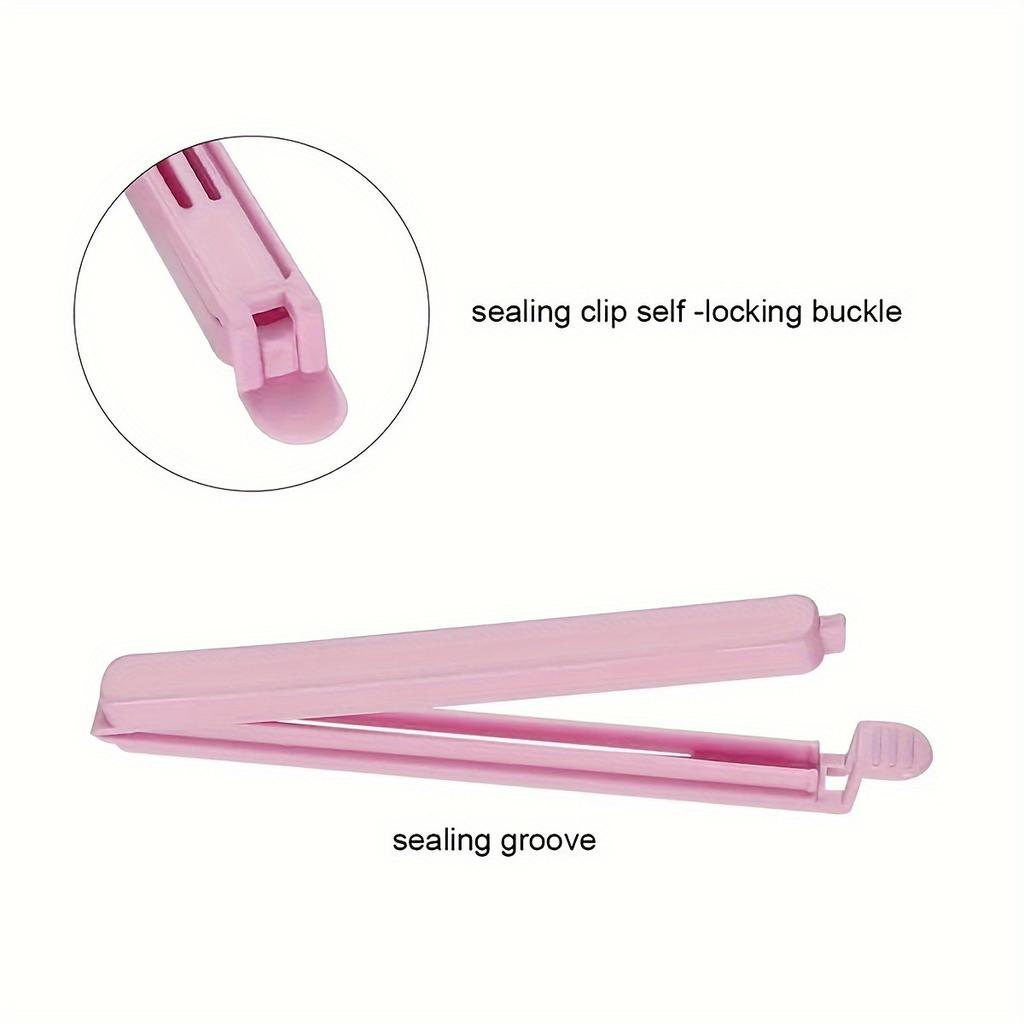 15 ks klipů na chipsy s různými barvami, klipy na velké/malé svačiny, klipy na balení potravin a svačin