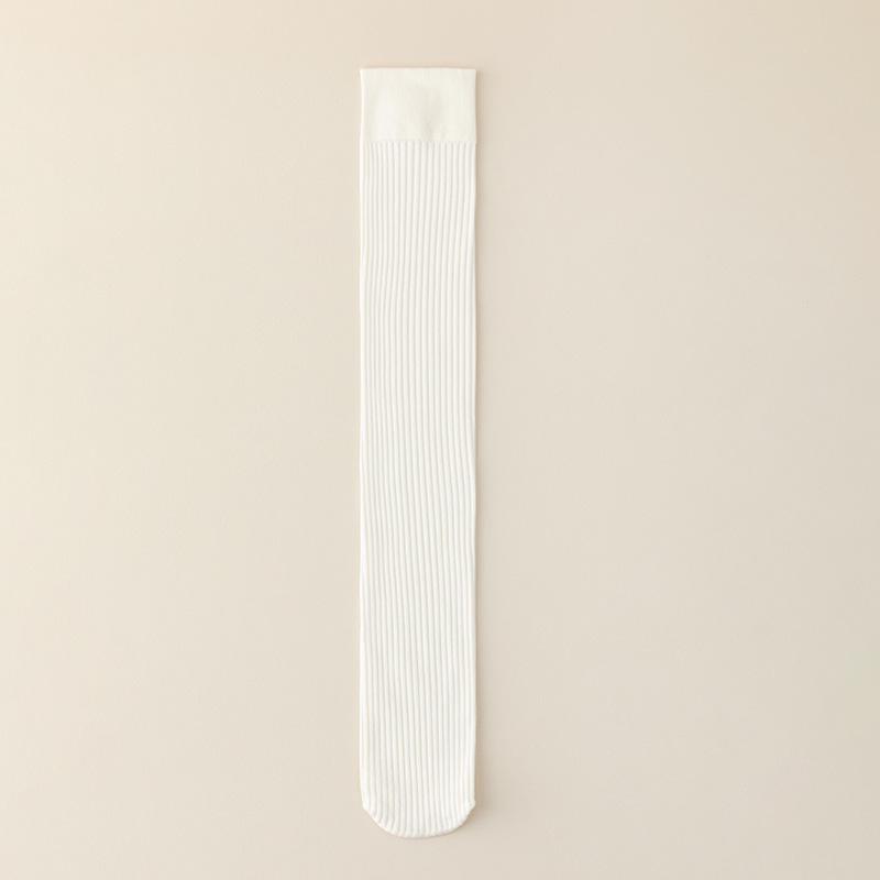 Șosete subțiri din bumbac pentru femei, cu presiune, până la gambă, culoare uni, cu tub mediu, antiderapante, cu puncte lipicioase, peste genunchi