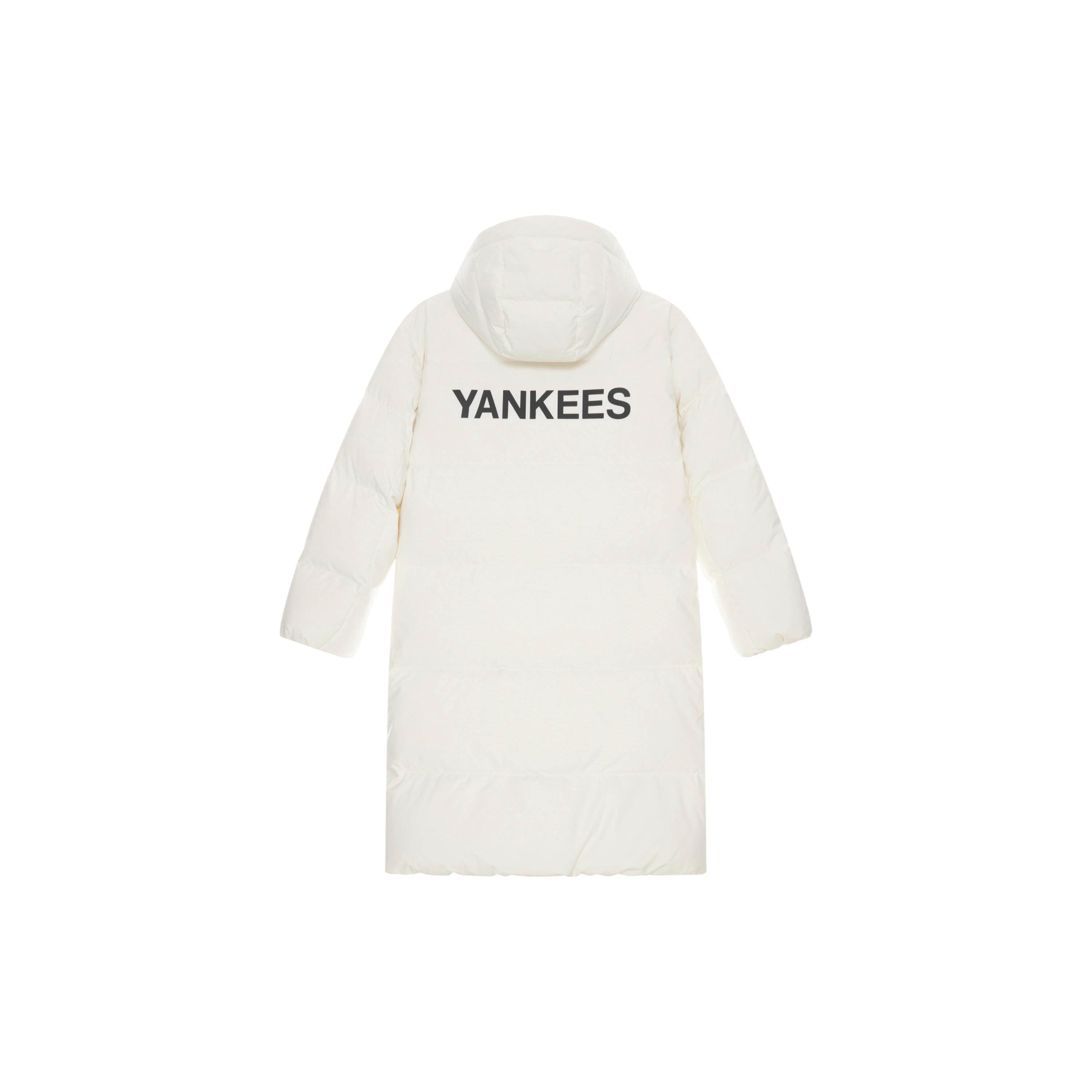 MLB New York Yankees Basic Collection FW24 Down Jacket Unisex Ivory 3ADJB1846-50CRS XL