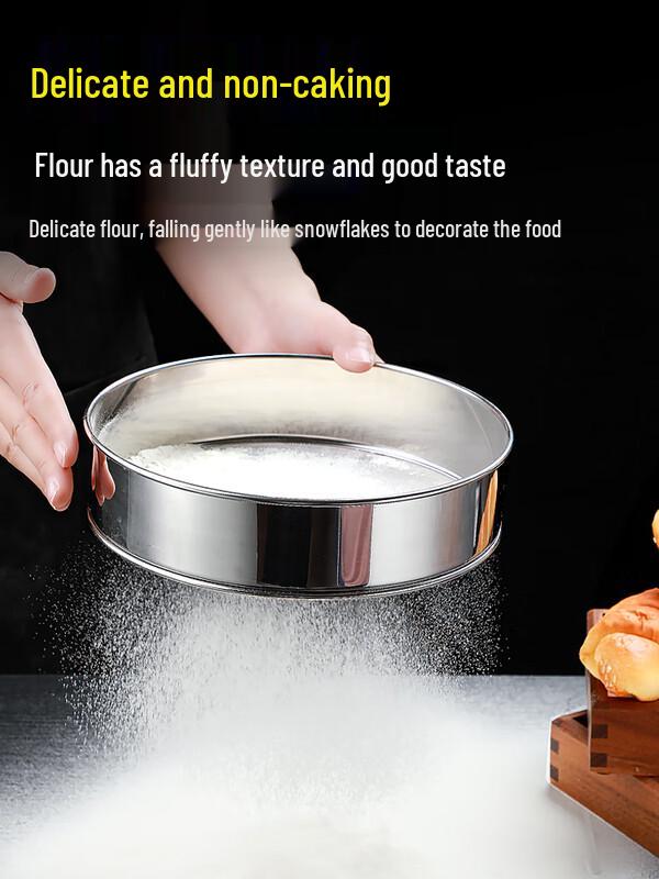 Zhaoran 20cm Stainless Steel Flour Sifter Set