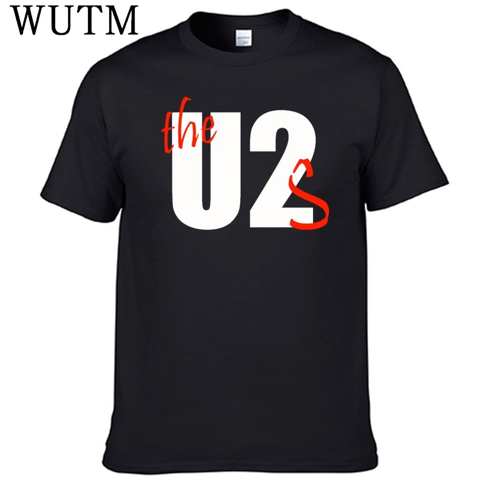 Rock Band U2 Tshirt 100 Cotton Men Shirt