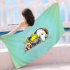 R-Rainbow B-Brite Cartoon Bath Towel Microfiber Soft Water Absorbing Breathable For Girl Kids Decorative Cartoon Beach Towel