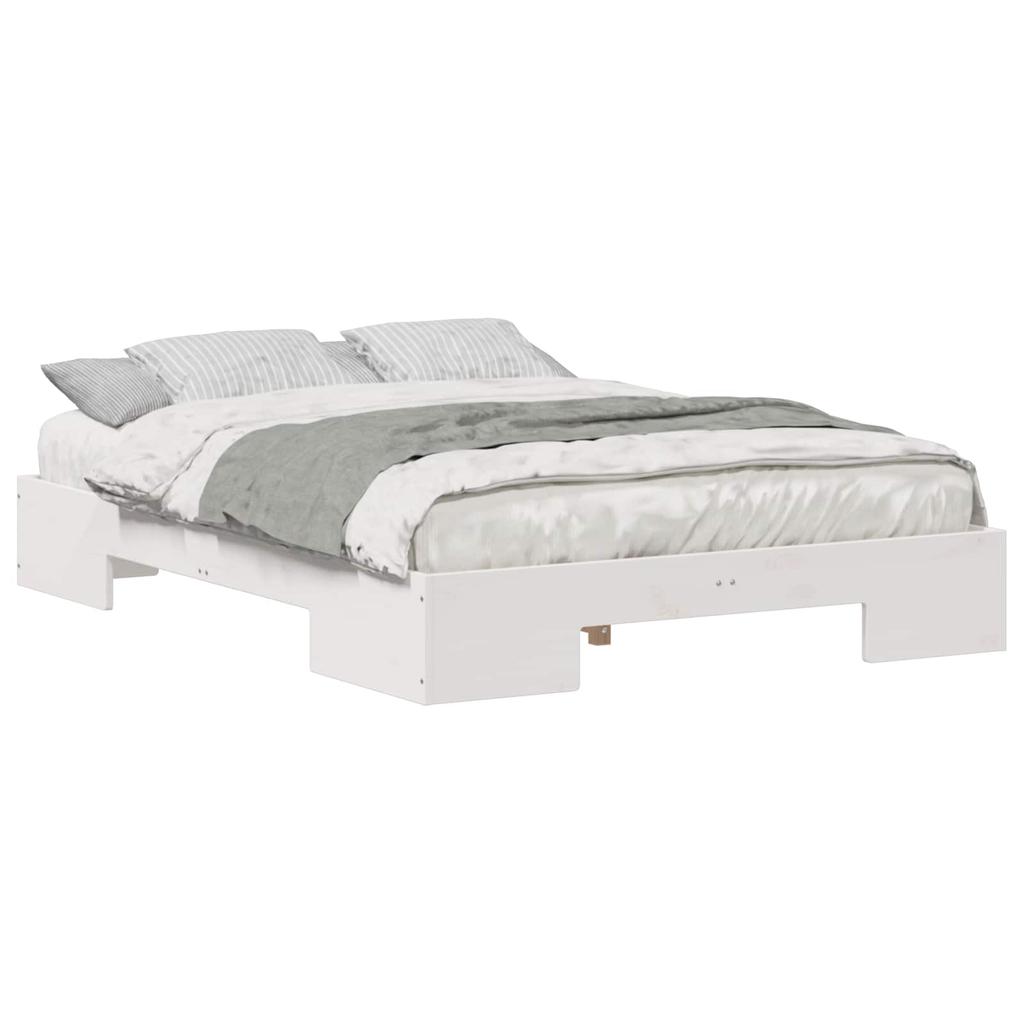Bed Frame White 120 x 190 cm