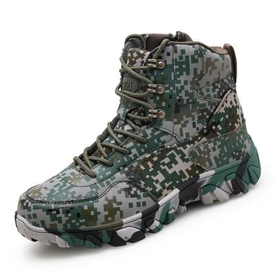 New Men' Ankle Boots Quality Outdoor Desert Boots Camping Breathable Hiking Sneakers Work Safety Shoes Leather Snow Boots 39-47