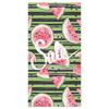 Watermelon striped printed beach towel seaside vacation double-sided velvet quick-drying beach towel absorbent towel