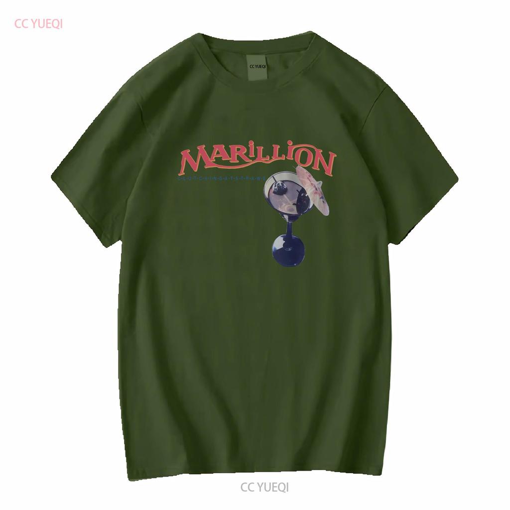 Remake 80s Marillion Britská rocková kapela 1987 Tričko S 4XL TE6756 vintage Vyprané Měkké Streetwear Pánské Neformální Unisex Pohodlné