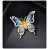 High end enamel, painted butterfly brooch, women's fashion, drip oil inlaid with diamonds, Christmas gift, Stocking stuffers, Valentine's Day gift