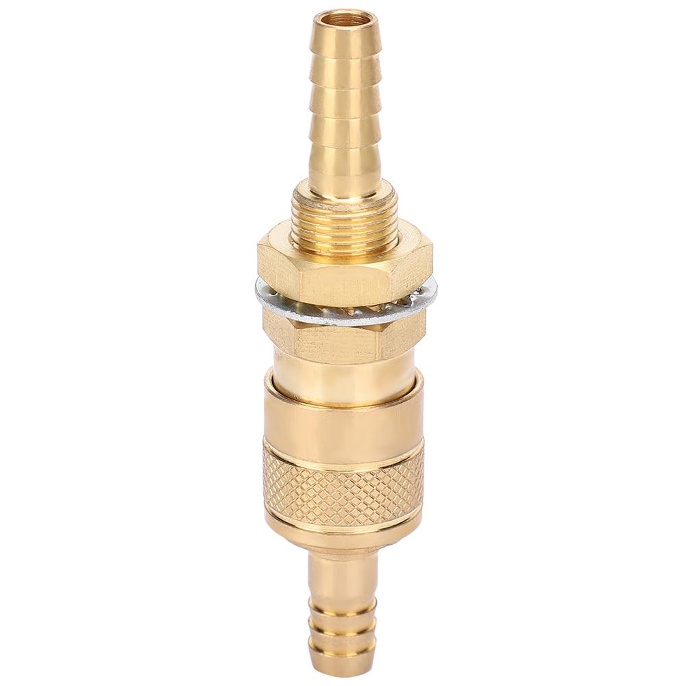 8mm Pair of Water Cooled & Gas Adapter Quick Connector Fitting for MIG TIG Welder Torch