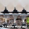 6mm Low Pressure Misting Nozzles 0.15-0.8mm Fine Atomizer Sprayer Slip Lock Quick for Garden Irrigation Humidification Cooling