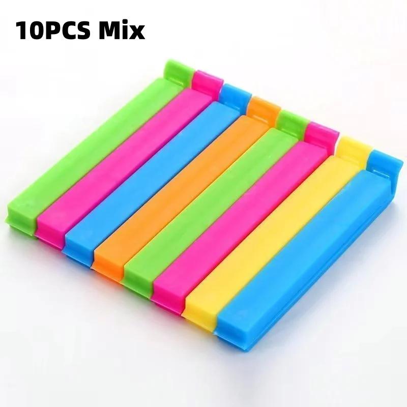 5-30pcs Colorful Sealing Clips Moisture-Proof Fresh-Keeping Snack Bag Sealer Clamp for Plastic Bags Reusable Kitchen Accessory