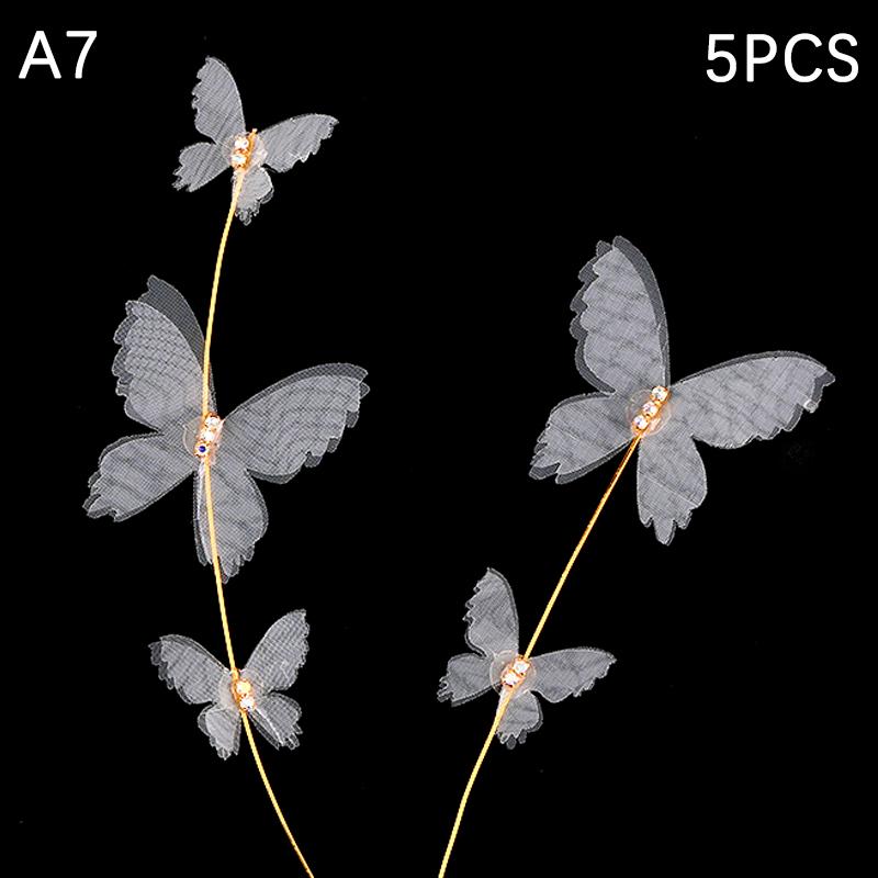 Decor Tort Fluture Topper Tort La Mulți Ani Festival Plugin Baking Insert Steag Petrecere Tort Nuntă Zi de Naștere Decor