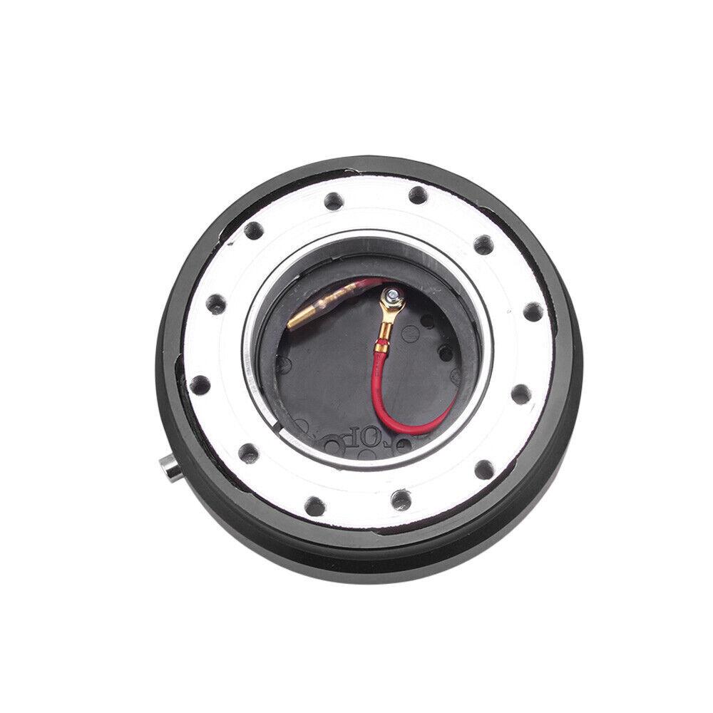 Universal Car 6 Hole Steering Wheel Quick Release Hub Adapter Snap Off Boss Kit