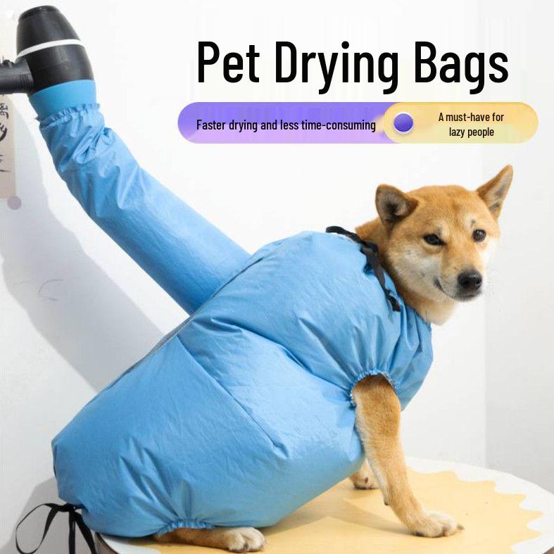 Automatic Pet Drying Bag and Hair Dryer for Cats and Large Dogs L (20-40 lbs)