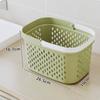 Portable Shower Tote Easy to Clean Draining Bath Basket Plastic Shower Basket Multipurpose Household Storage for Students