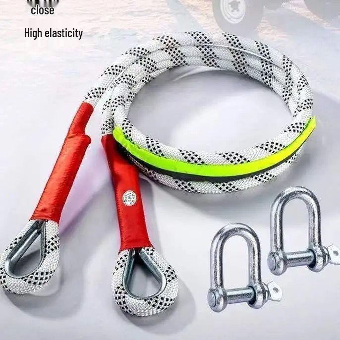 Прочный внедорожный буксировочный трос, 20-30 тонн, защита от разрыва, утолщенный спасательный буксировочный трос