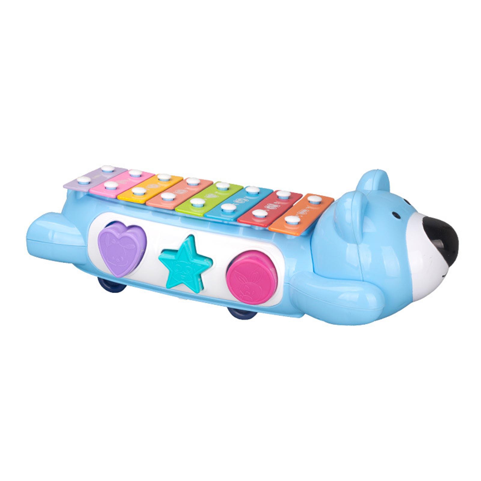 Baby Musical Toys Interactives Preschool Early Learning Educational Toys For Toddler Kids синий
