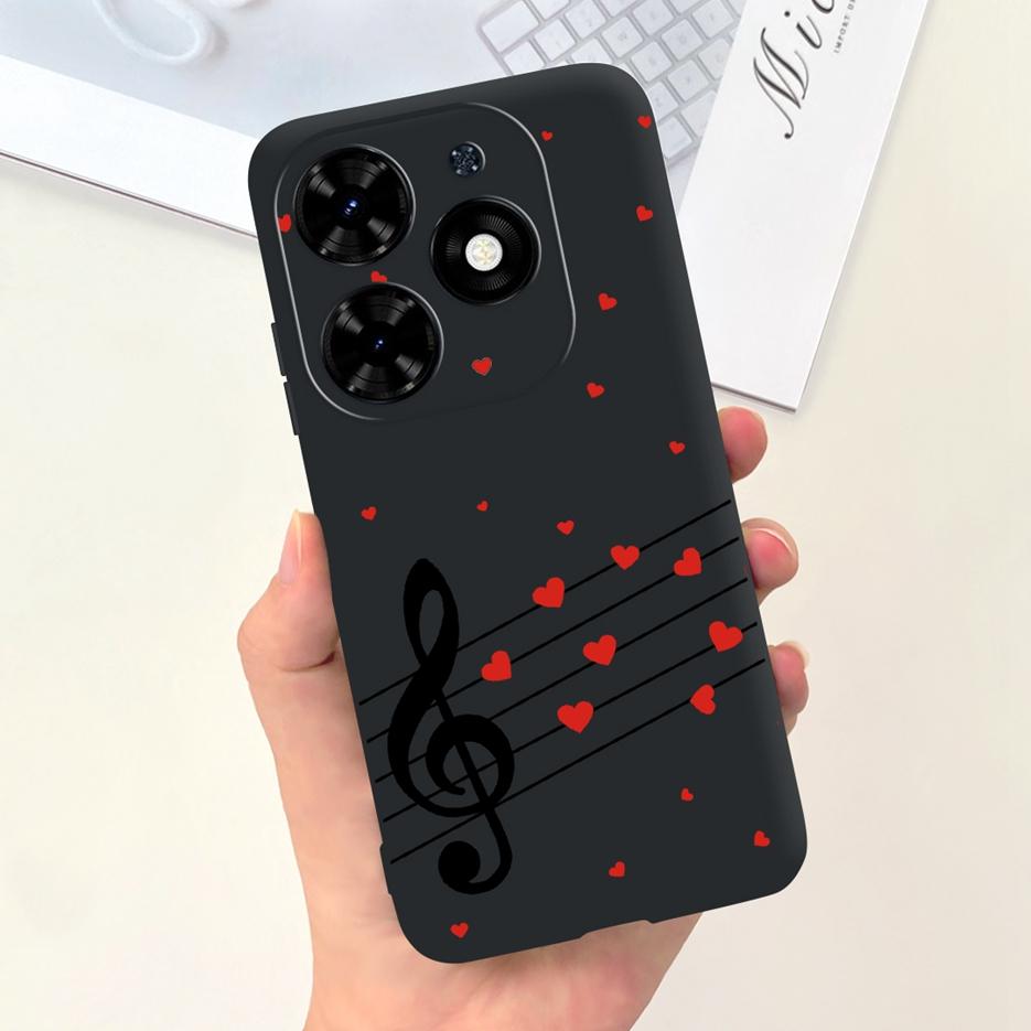 For Tecno Spark Go 2024 Case BG6 New Fashion Candy Painted Cover Soft TPU Phone Case For Tecno Spark Go 2024 Fundas 6.6'' Bumper