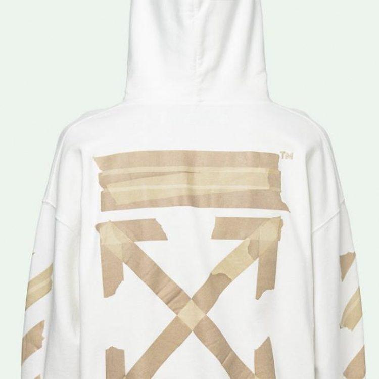 Off-White Tape Arrows Over Hoodie OMBB037R20E300020148