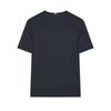 FILA Solid Color Round Neck Thin Short Sleeve T-Shirt Men Tops Legendary-Blue F11M421119FNV
