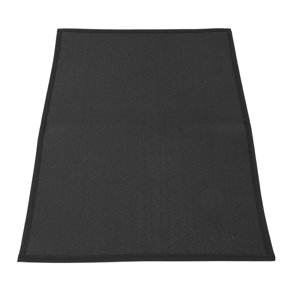 Feuerfeste Grillmatte Glasfasertuch Hitzebeständig Faltbar Quadratisch Feuerstellenmatte für Terrassen Höfe